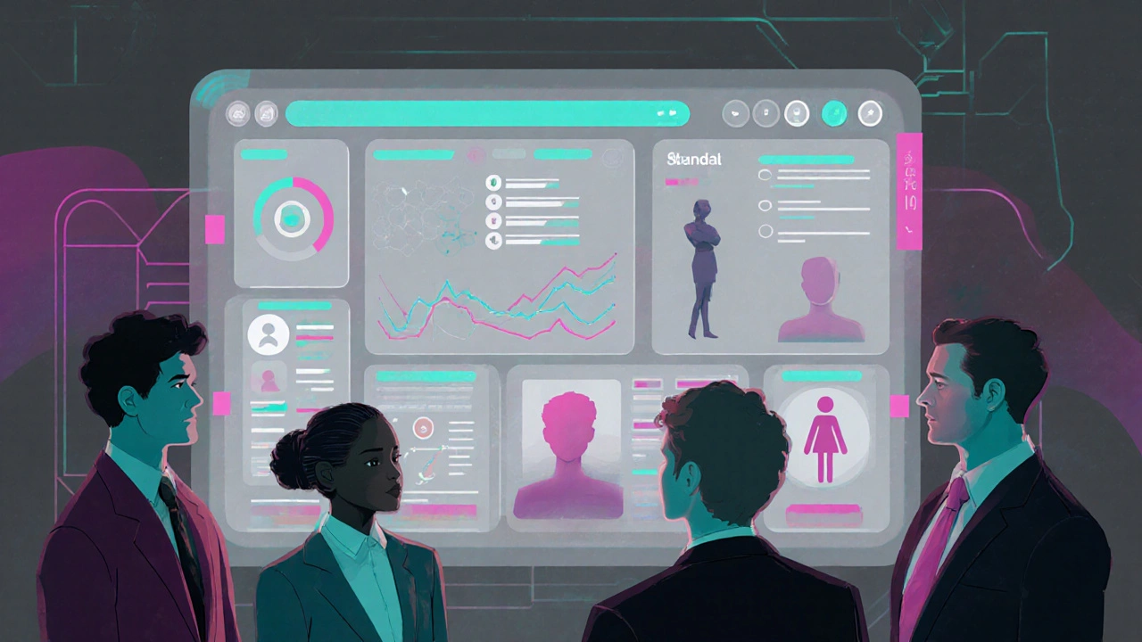 Futuristic AI matchmaking dashboard generating a companion avatar.