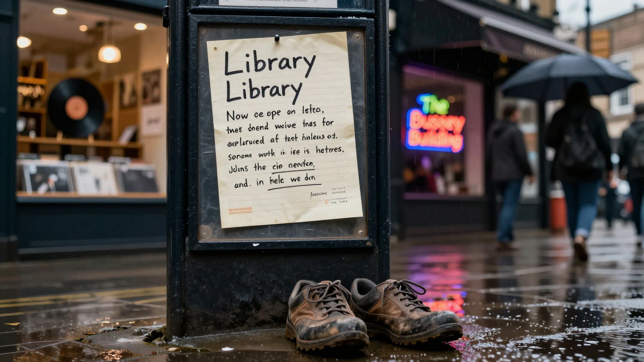 Montage of South London street details hinting at quiet, authentic human connections.